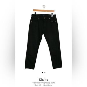 Khaite Black Jeans